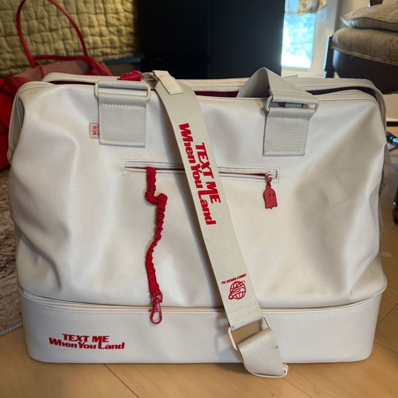 BEIS Handbags - NEW limited edition lonely ghost x beis full size weekender with logo strap